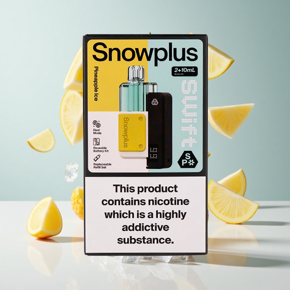 Abacaxi Gelo Snowplus Swift 5000 Puffs Capacidade da Bateria 1000 mAh Volume de E-líquido 2+10 ml