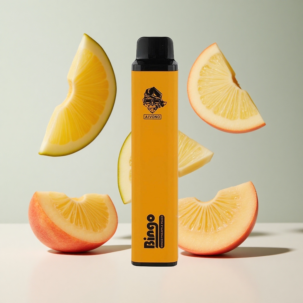 Abacaxi Pêssego Aivono Aim Bingo 4000 Puffs 10mL 1000mAh recarregável