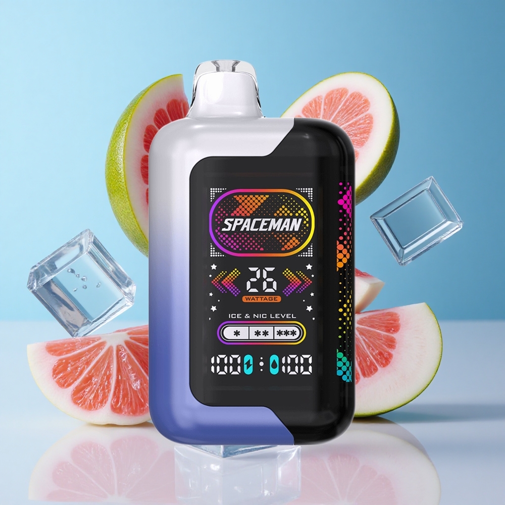 Blue Razz Ice (Framboesa Azul Gelo) SMOK SPACEMAN SP40000 Vape Descartável 40000 Puffs 20ml eLiquid 1000mAh
