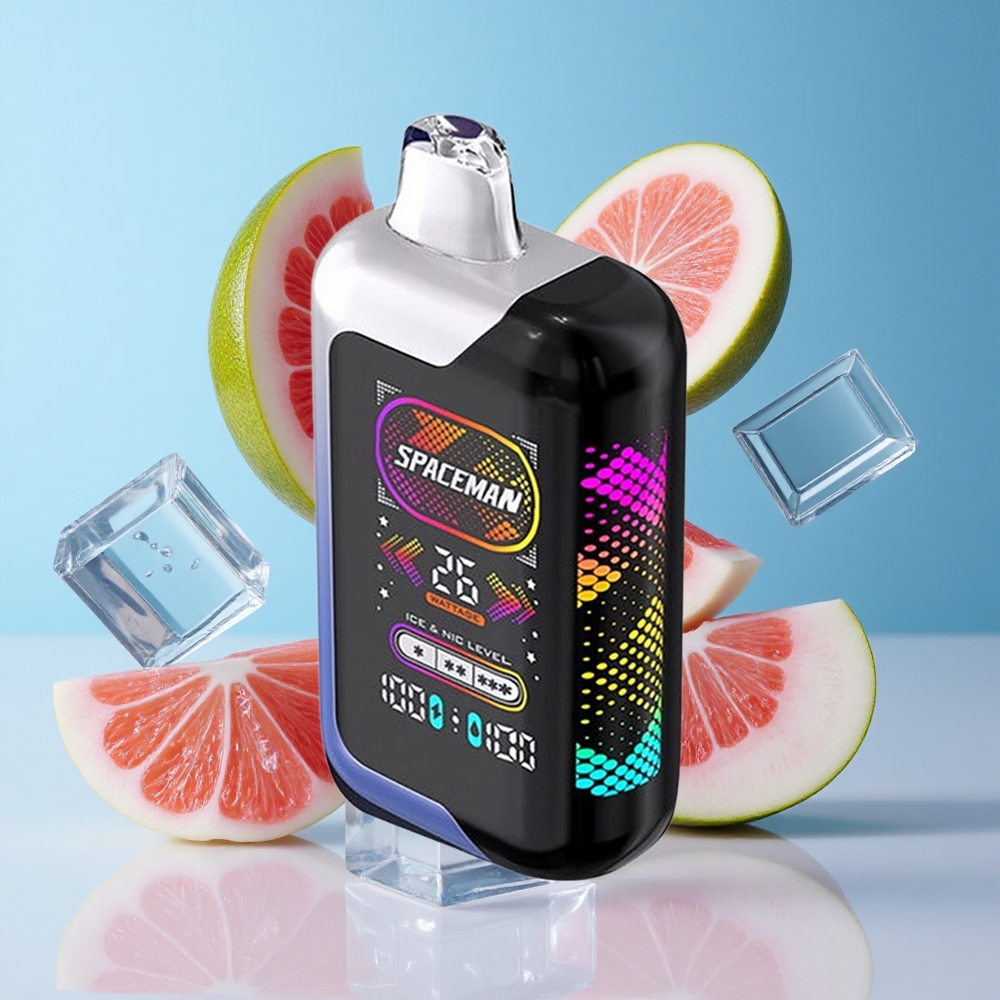 Blue Razz Ice (Framboesa Azul Gelo) SMOK SPACEMAN SP40000 Vape Descartável 40000 Puffs 20ml eLiquid 1000mAh