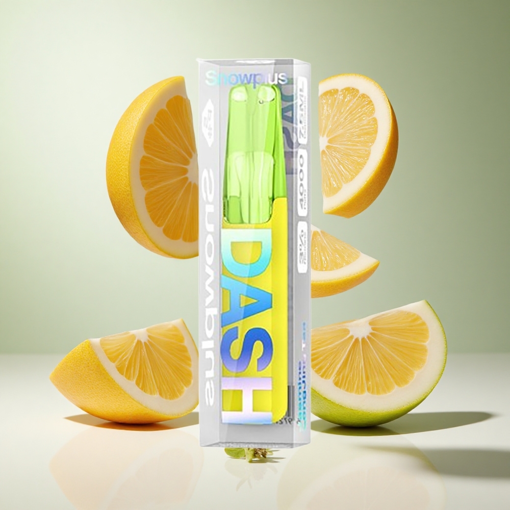 Chá de LongJing Jasmine Snowplus Dash 4000 Puffs Dispositivo Descartável com 75 ml de Líquido e 530 mAh de Bateria