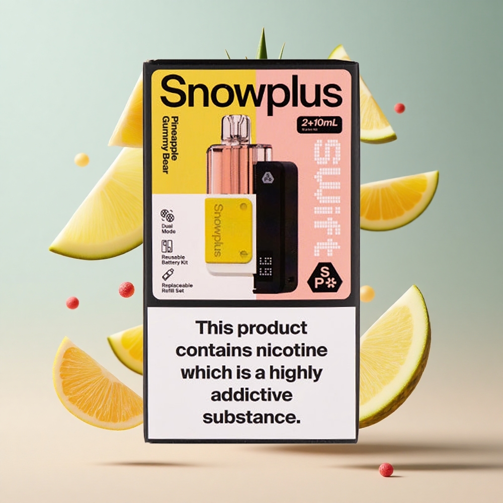 Goma de Urso Abacaxi Snowplus Swift 5000 Puffs 1000 mAh 2+10 ml