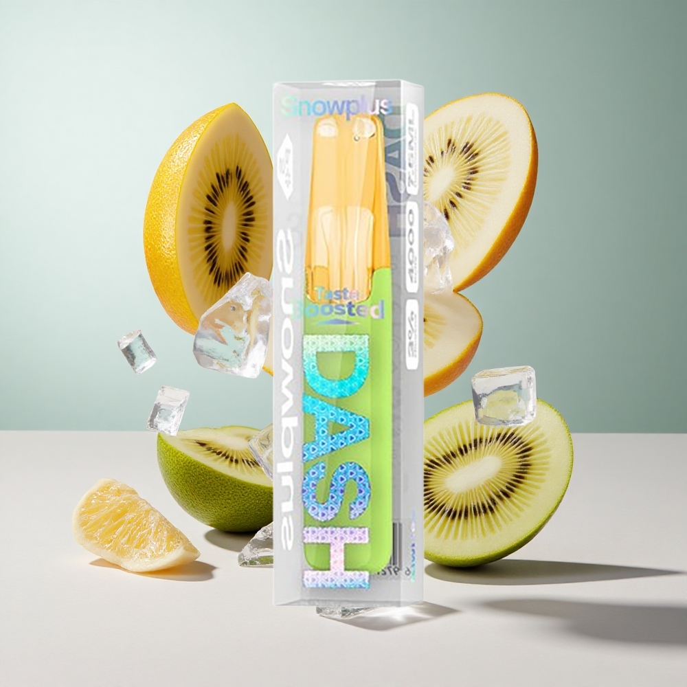 Kiwi Gelado Snowplus Dash 4000 Puffs Dispositivo Descartável 75 ml 530 mAh