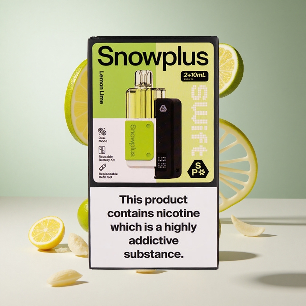 Limão Lima Snowplus Swift 5000 Puffs Capacidade da Bateria 1000 mAh Volume de E-líquido 2+10 ml