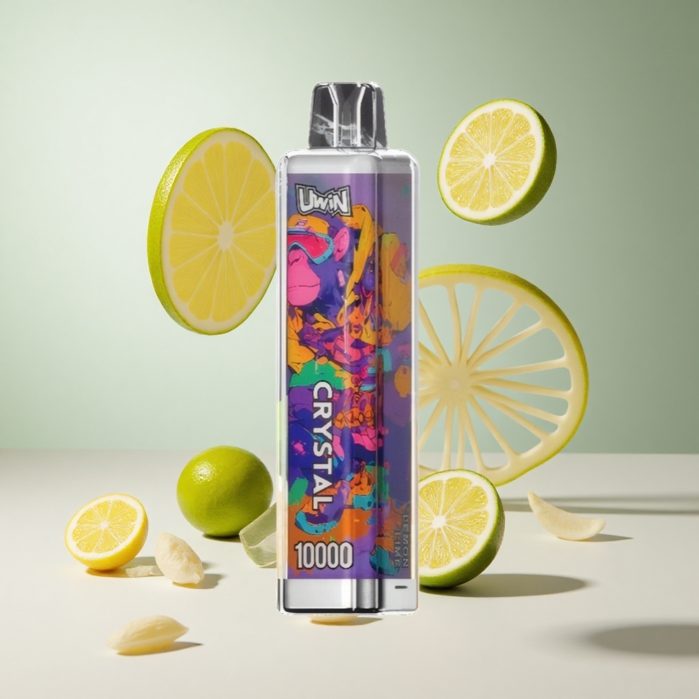 Limão Lima Uwin Crystal 10000 Puffs 18ml RGB