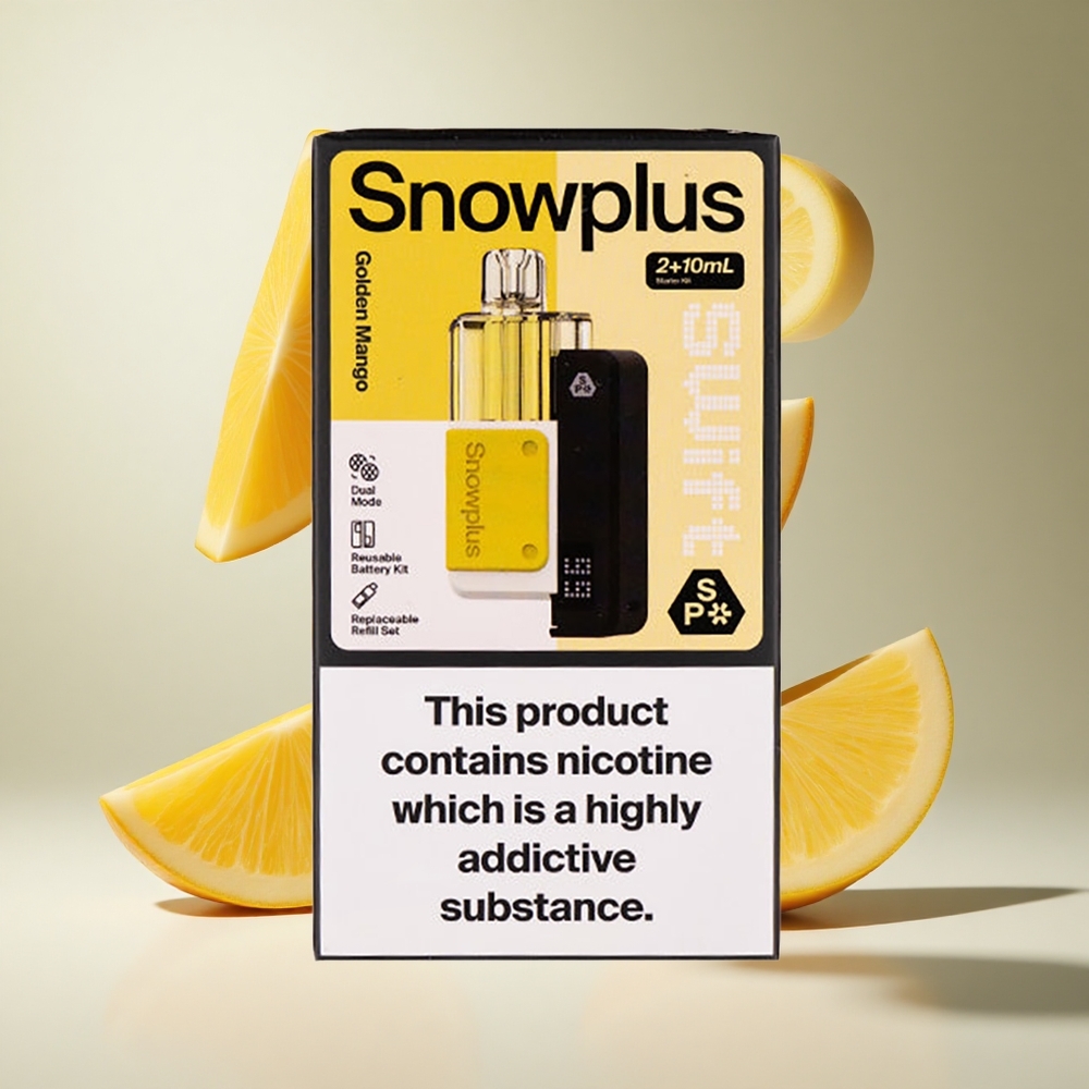 Manga Dourada Snowplus Swift 5000 Puffs 1000 mAh 2+10 ml