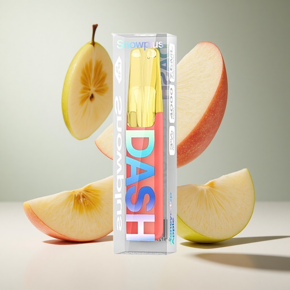 Maçã Honeycrisp Snowplus Dash 4000 Puffs Dispositivo Descartável 75 ml 35 Nicotina