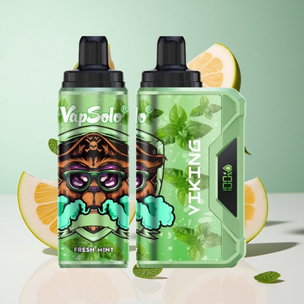 Menta Fresca VapSolo VIKING 12000 Puffs 22ml  Tipo-C