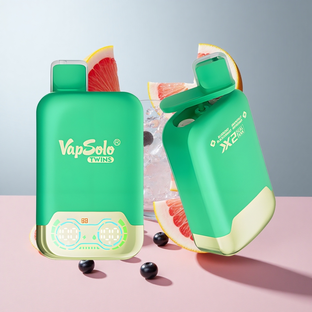 Mirtilo-Azul  Toranja Refresher Vapsolo Twins 20000 Puffs 40ml 20/50mg/ml Nicotina