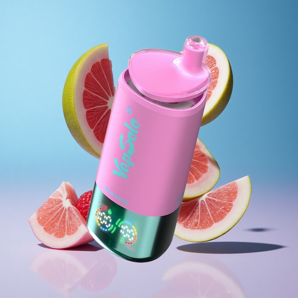 Mirtilo Azul VapSolo Triple 30000 Puffs 40ml E-Líquido 3 Tanques de Óleo