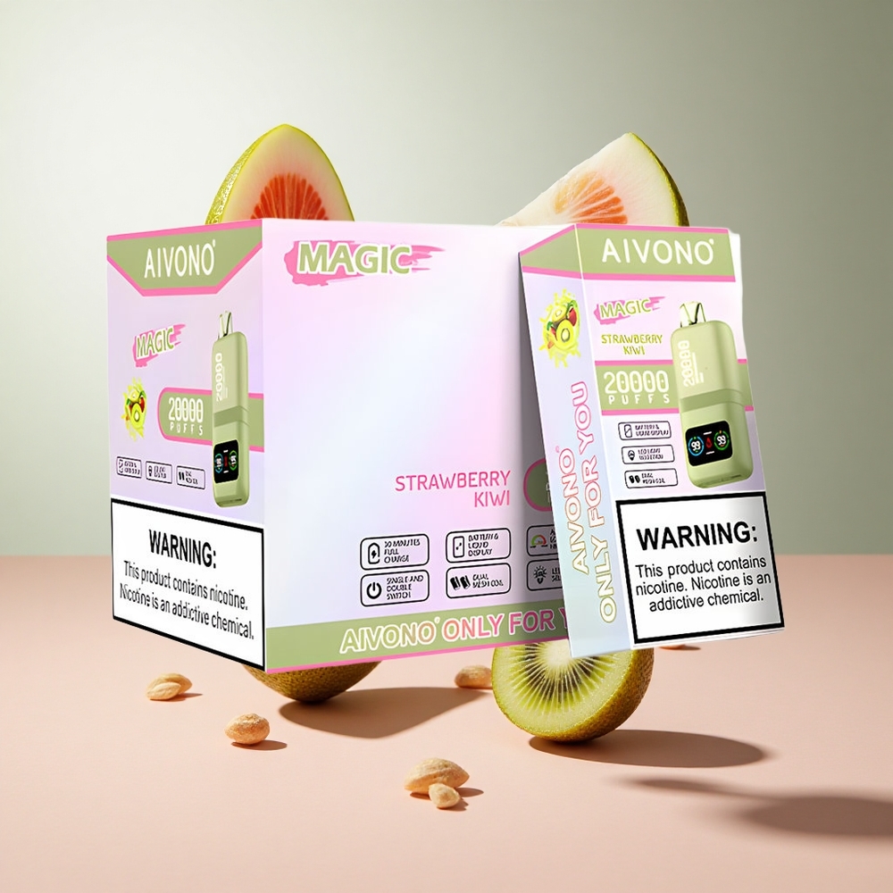 Morango Kiwi Aivono AIM MAGIC 20000 Puffs 26ml E-líquido 600mAh Bateria