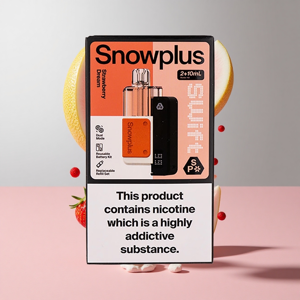 Sonho de Morango Snowplus Swift 5000 Puffs 1000 mAh Dual Mesh