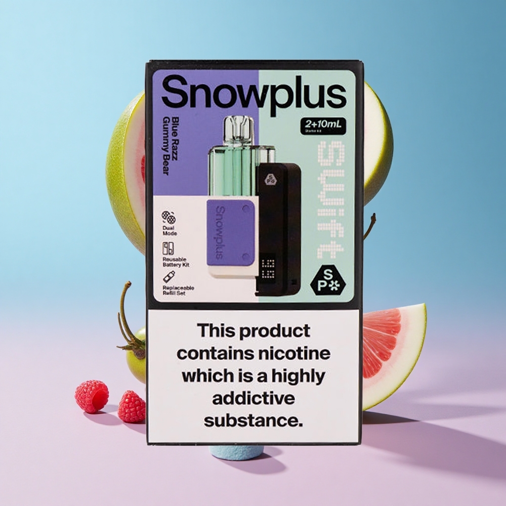 Uva Goma de Urso Azul Snowplus Swift 5000 Puffs 1000 mAh 2+10 ml