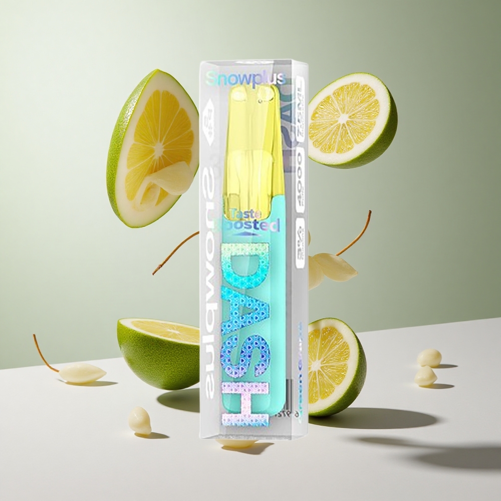 Uva Verde Snowplus Dash 4000 Puffs Dispositivo descartável 75 ml 35 Nicotina