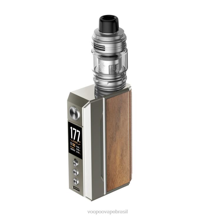 VOOPOO Brasil - VOOPOO DRAG 4 conjunto ouro claro + nogueira TPN0V163