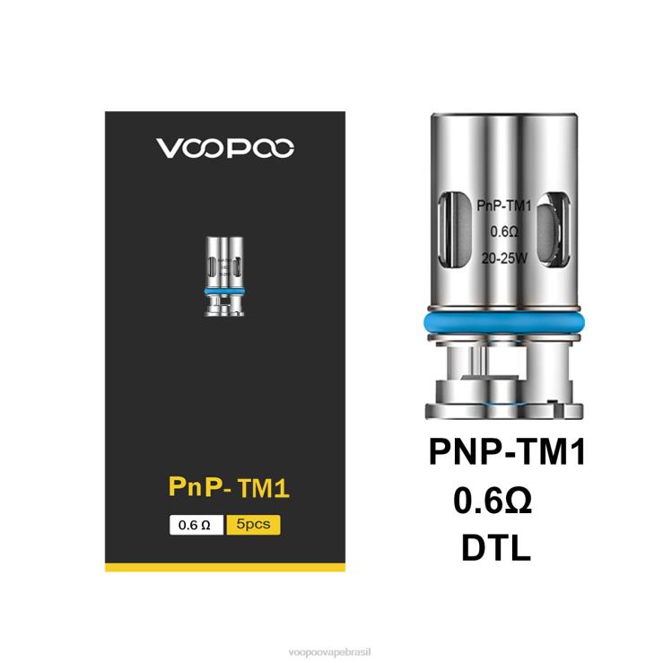 VOOPOO Brasil - VOOPOO PNP bobinas (5 unidades) pnp-tm1 TPN0V593