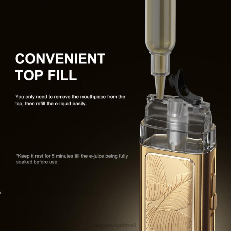 VOOPOO Brasil - VOOPOO VINCI POD edição real folha de ouro TPN0V343