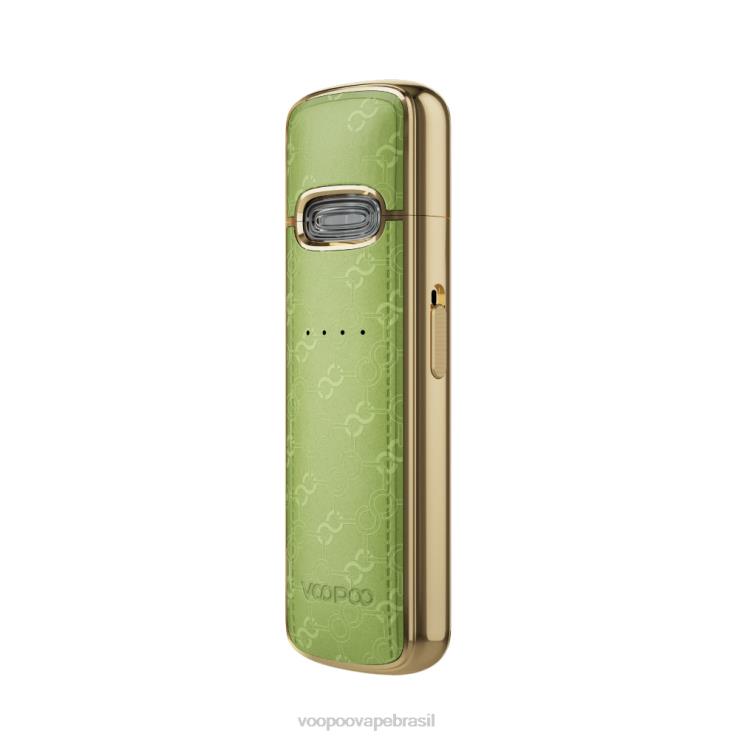 VOOPOO Brasil - VOOPOO VMATE E conjunto de cápsulas ouro incrustado verde TPN0V433