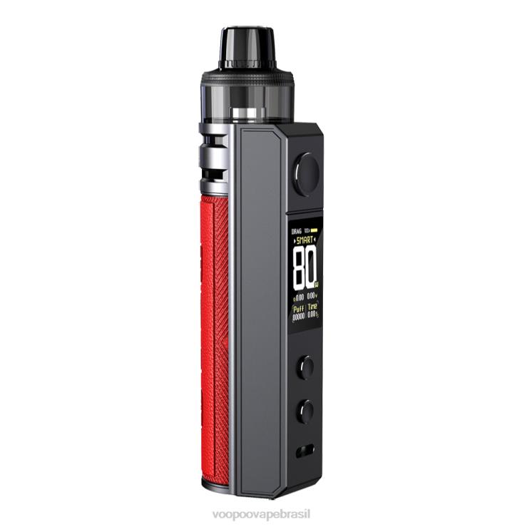 VOOPOO Vape Brasil - VOOPOO DRAG H80S conjunto de cápsulas vermelho TPN0V241