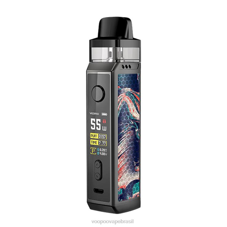 VOOPOO Vape Brasil - VOOPOO VINCI X kit mod pod verde-azulado TPN0V391