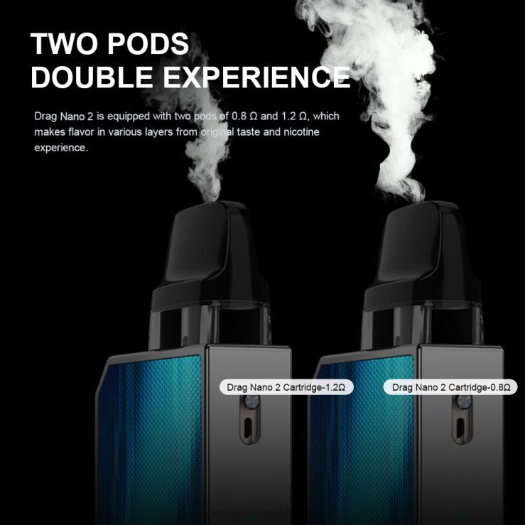 VOOPOO Vape Brasília - VOOPOO DRAG NANO 2 conjunto de cápsulas chá verde TPN0V152