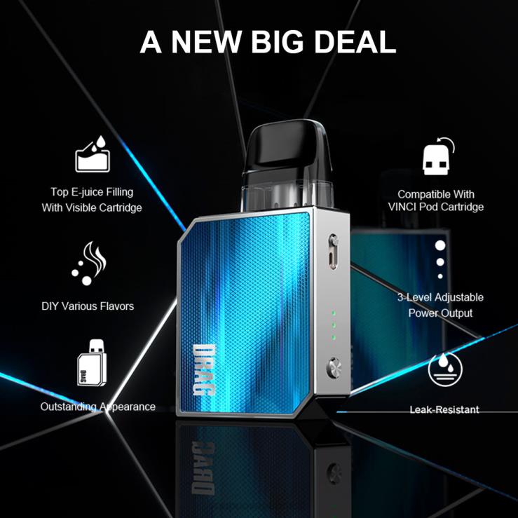 VOOPOO Vape Brasília - VOOPOO DRAG NANO 2 conjunto de cápsulas chá verde TPN0V152