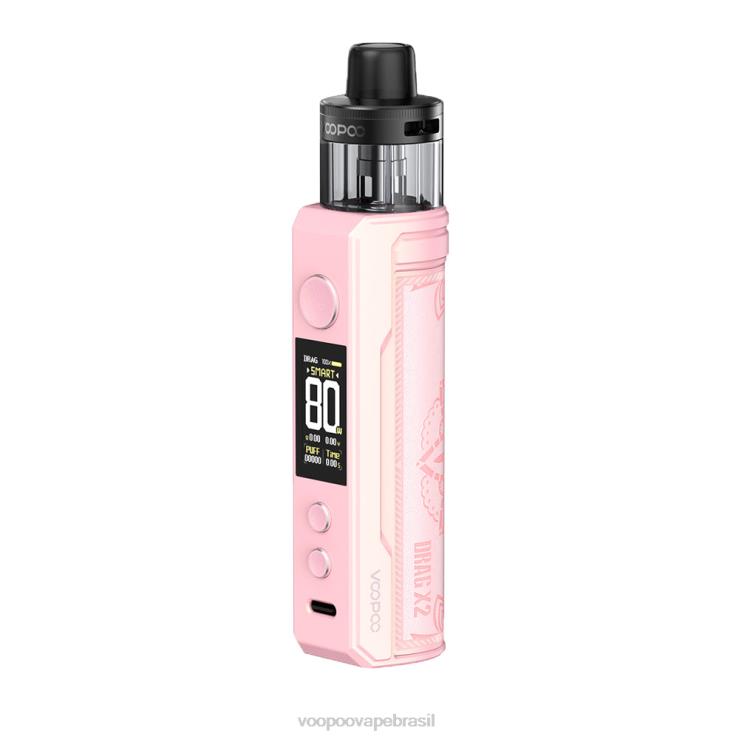 VOOPOO Vape Brasília - VOOPOO DRAG X2 módulo de pod brilho rosa TPN0V232