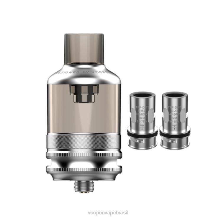 VOOPOO Vape Brasília - VOOPOO TPP tanque de cápsulas prata TPN0V562