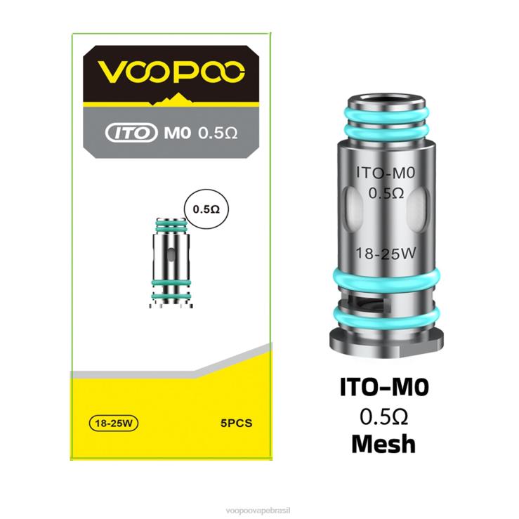 VOOPOO Vape Coil Brasil - VOOPOO ITO bobinas (5 unidades) ito-m0 TPN0V586