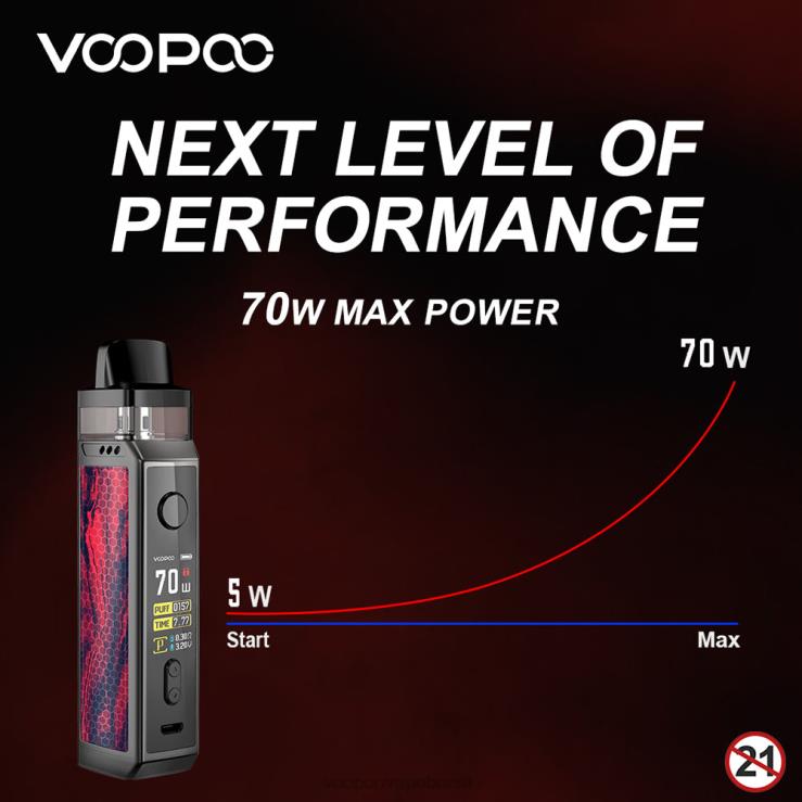 VOOPOO Vape Coil Brasil - VOOPOO VINCI X kit mod pod fibra de carbono TPN0V346