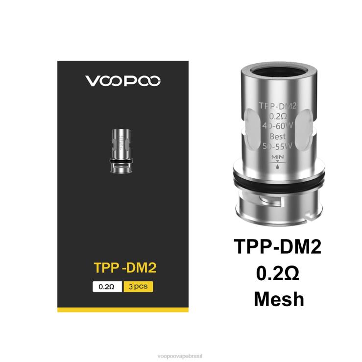 VOOPOO Vape Near Me - VOOPOO TPP bobinas (3 unidades) tpp-dm2 TPN0V609