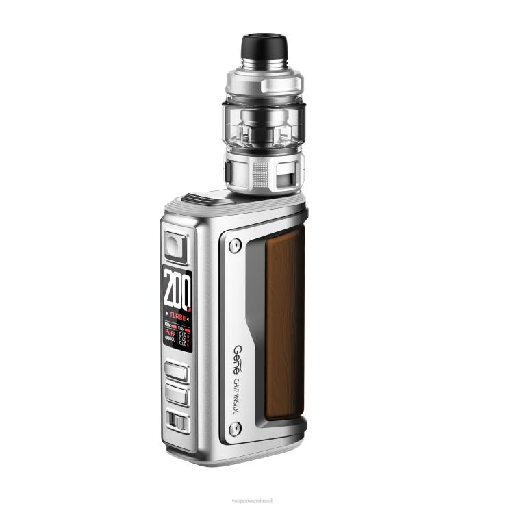 VOOPOO Vape Pod Brasil - VOOPOO ARGUS GT II jogo de tanque cinza prateado TPN0V17