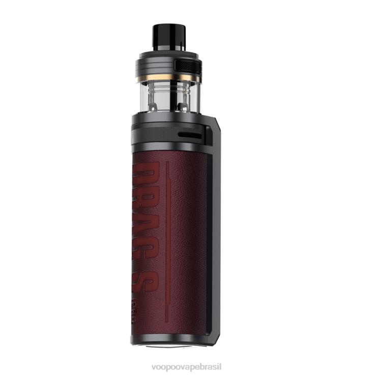 VOOPOO Vape Pod Brasil - VOOPOO DRAG S PRO conjunto de cápsulas vermelho místico TPN0V287