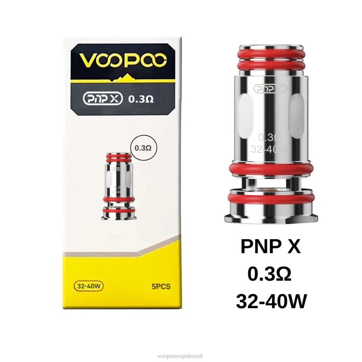 VOOPOO Vape Pod Brasil - VOOPOO PNP bobinas (5 unidades) pnp x 03 ohm TPN0V607