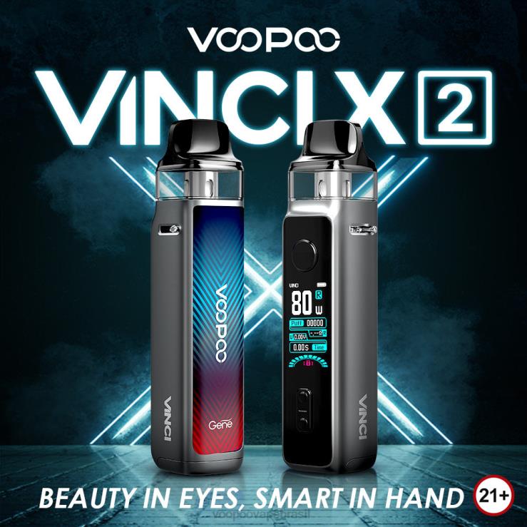 VOOPOO Vape Pod Brasil - VOOPOO VINCI X 2 conjunto fibra de carbono TPN0V347