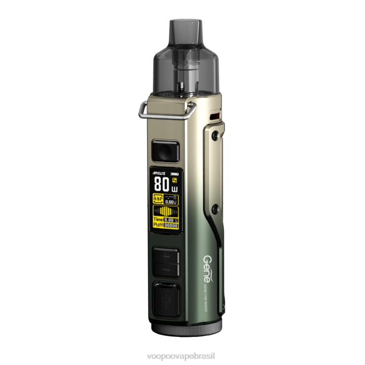 VOOPOO Vape Store - VOOPOO ARGUS PRO kit mod pod ouro verde escuro TPN0V30