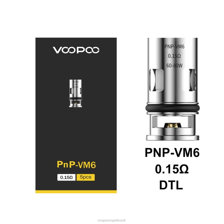 VOOPOO Vape Store - VOOPOO PNP bobinas (5 unidades) pnp-vm6 TPN0V600