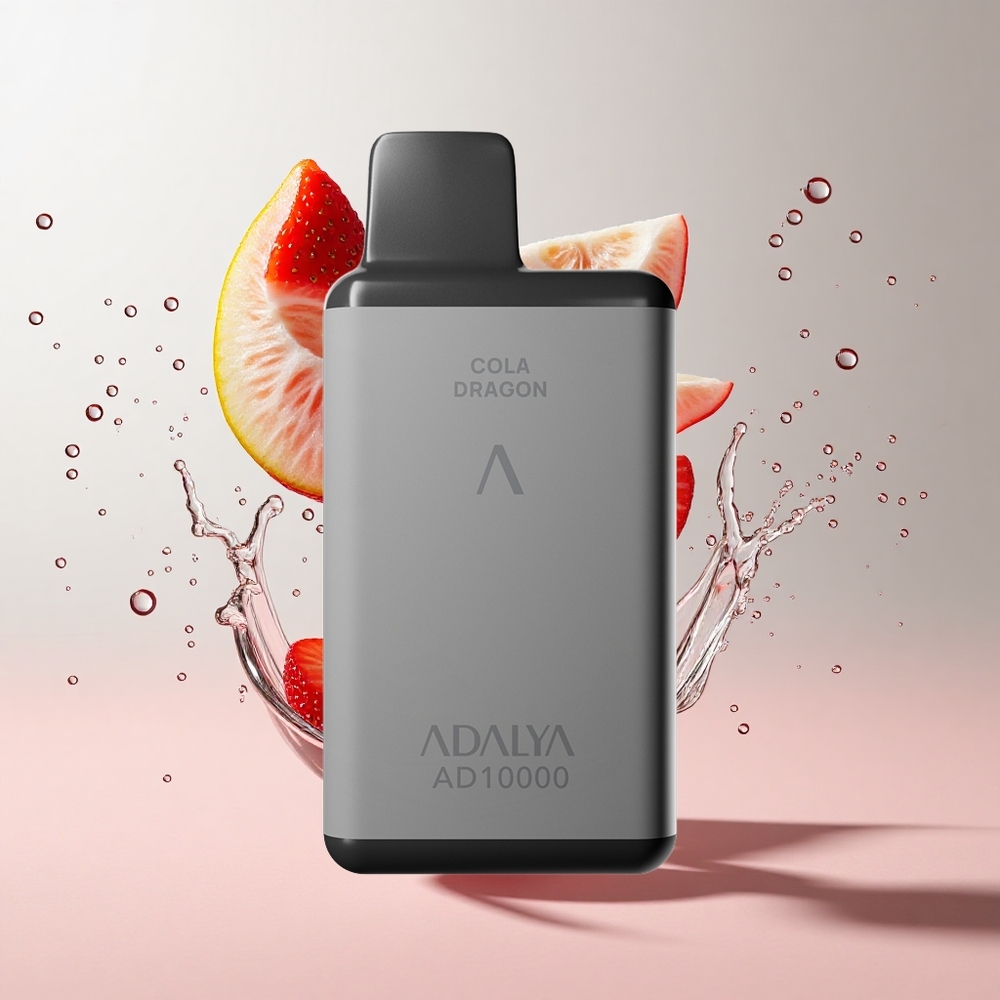 Morango Fresco Adalya AD 10000 Puffs Vaporizador Descartável Recarregável USB-C 14 ml