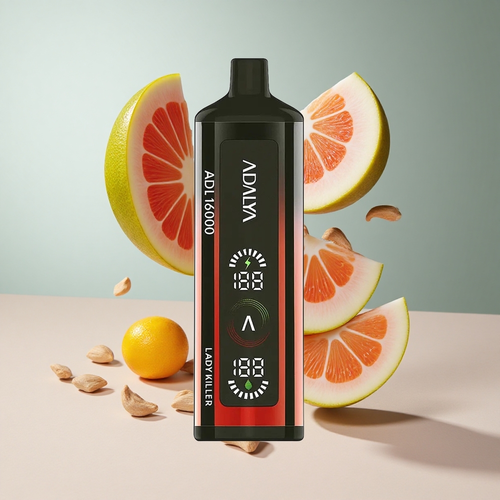 Assassina de Senhoras Adalya ADL 16000 PRO Puffs Vape Descartável com 16000 Puffs e 25ml de líquido