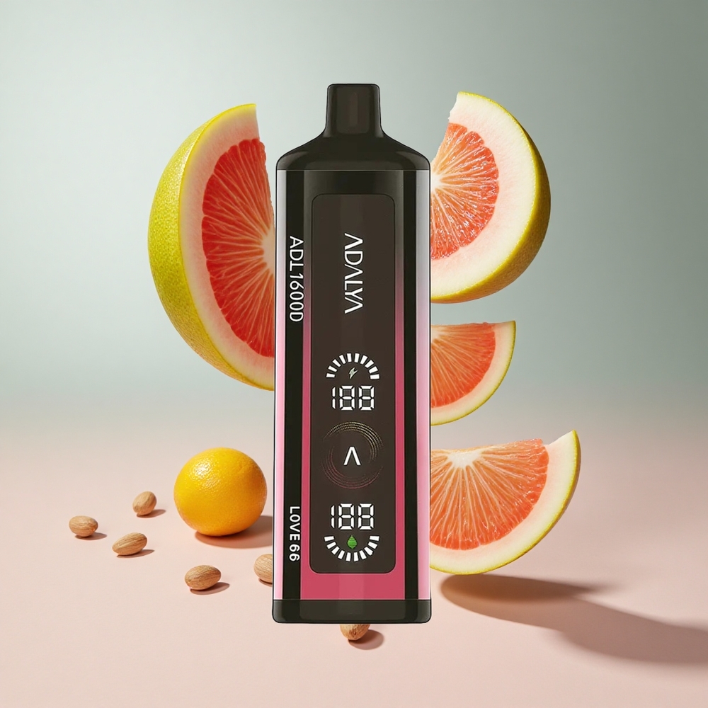 Sabor Amor 66 Adalya ADL PRO 16000 Puffs Recarregável USB-C Tela Digital