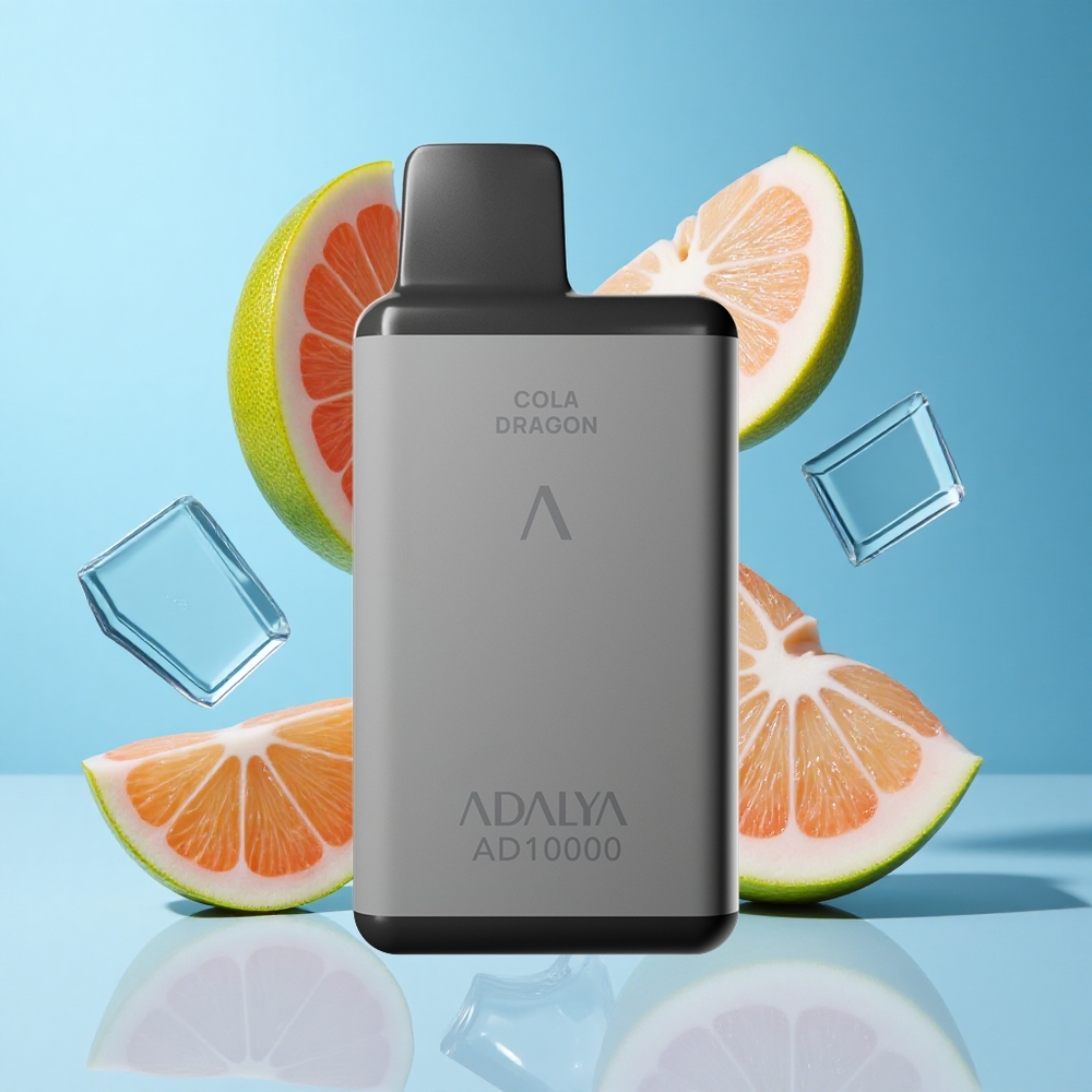 Gelo Azul Adalya AD 10000 Puffs Vape Descartável com 14 ml de e-líquido e bateria de 650 mAh
