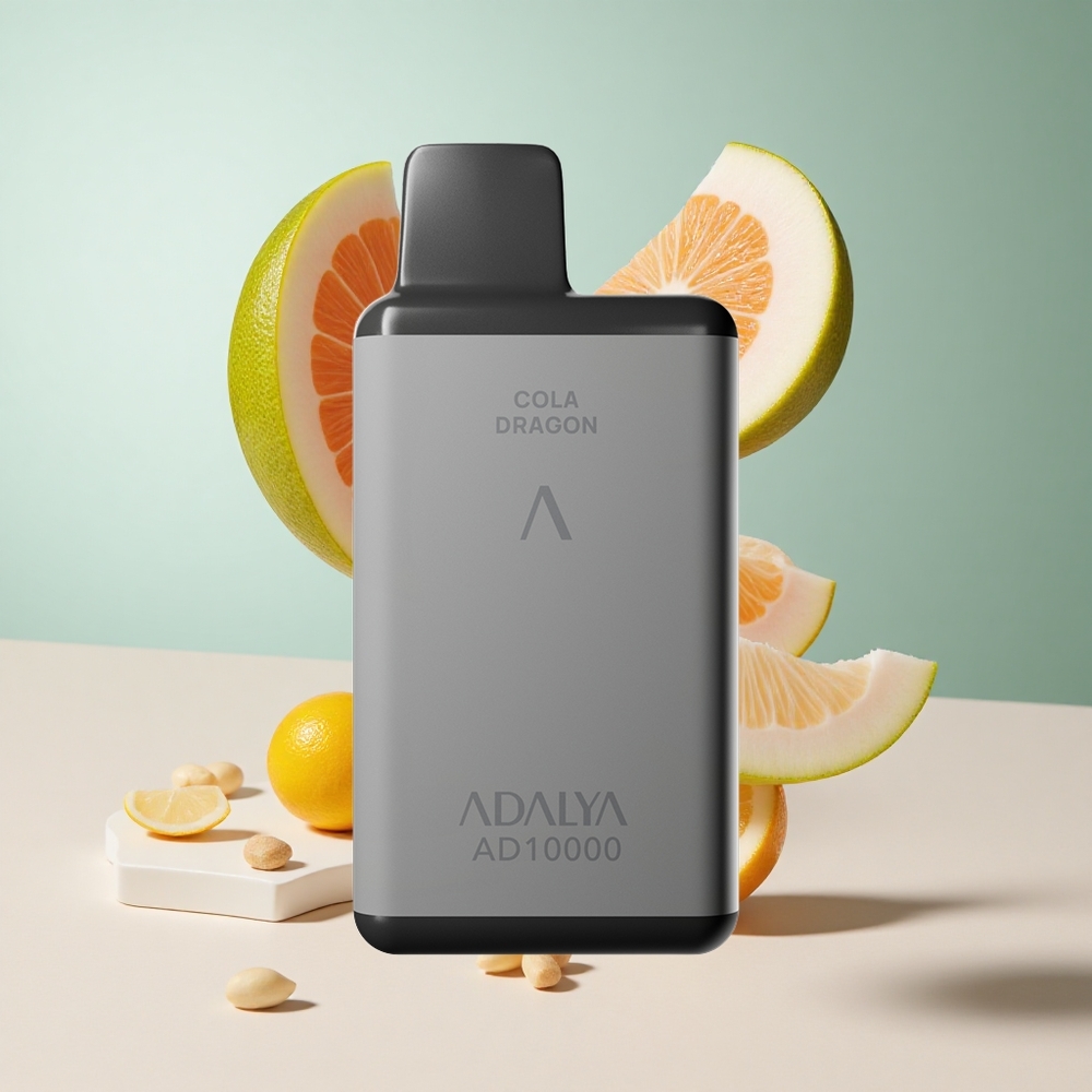 Menta Adalya AD 10000 Puffs Vape Descartável 14 ml Recarregável USB-C