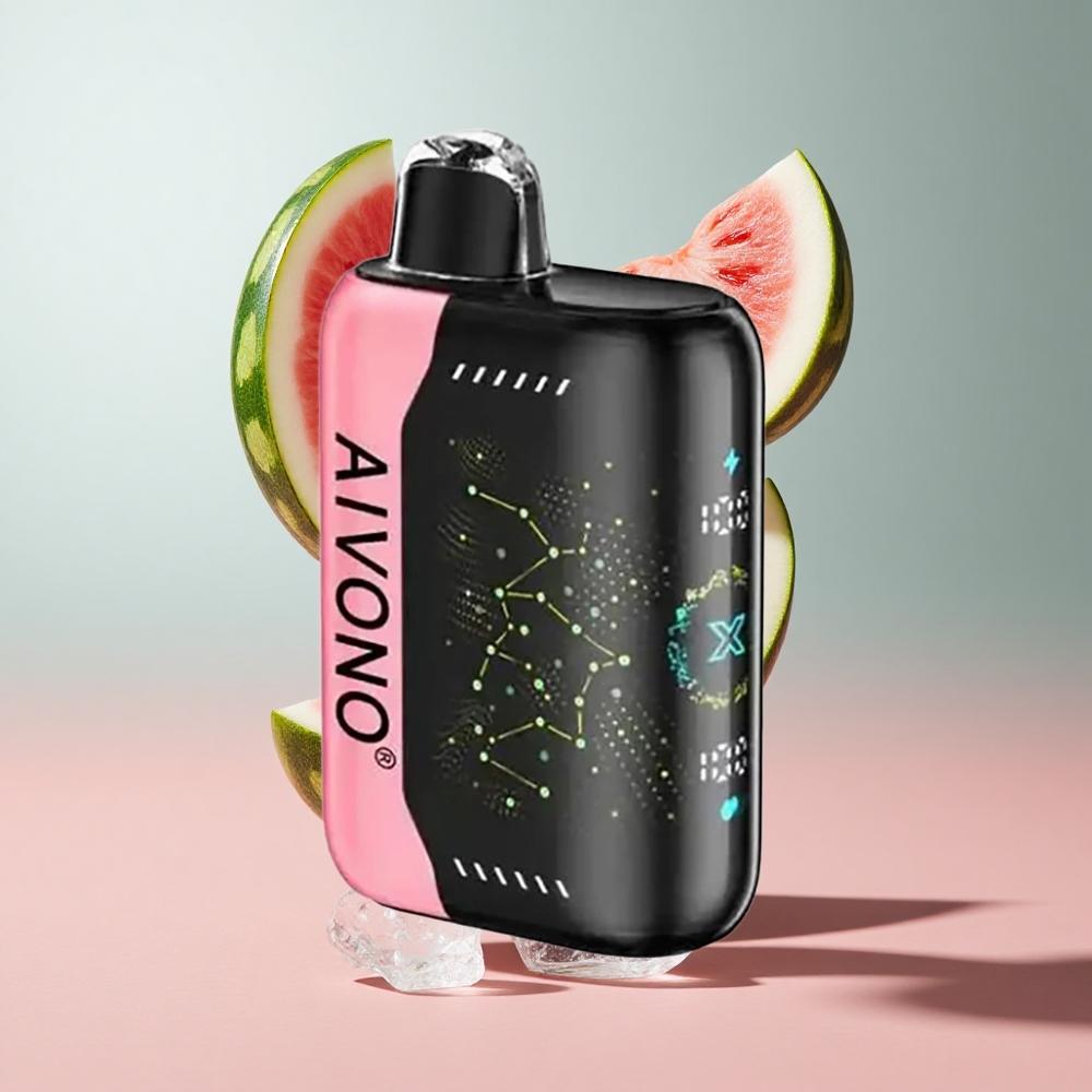 Melancia Gelo Aivono AIM BOOM 25000 Puffs 28ml Capacidade de Líquido 650mAh Bateria