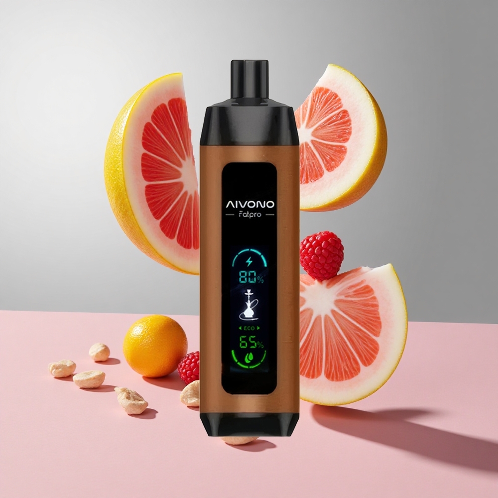 Cereja Framboesa Aivono Aim Fatpro 22000 Puffs 28ml Recarregável 600mAh