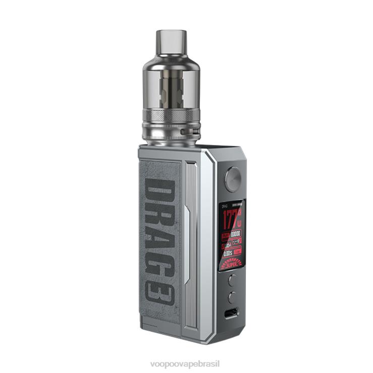 VOOPOO Vape Amazon - VOOPOO DRAG 3 kit de modificação de caixa cinza esfumaçado TPN0V155