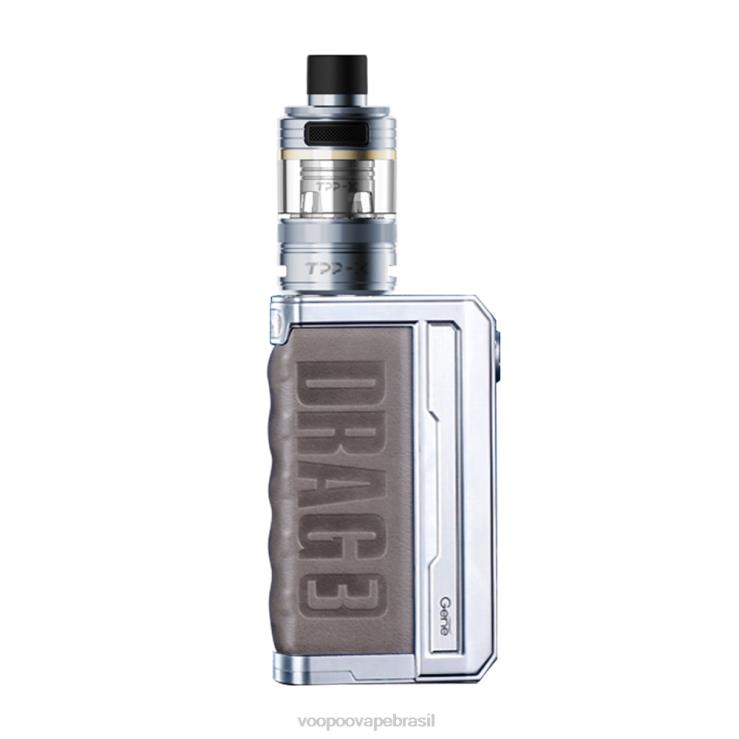 VOOPOO Vape Brasília - VOOPOO DRAG 3 TPP X kit de modificação de caixa limão tesouro de prata TPN0V272