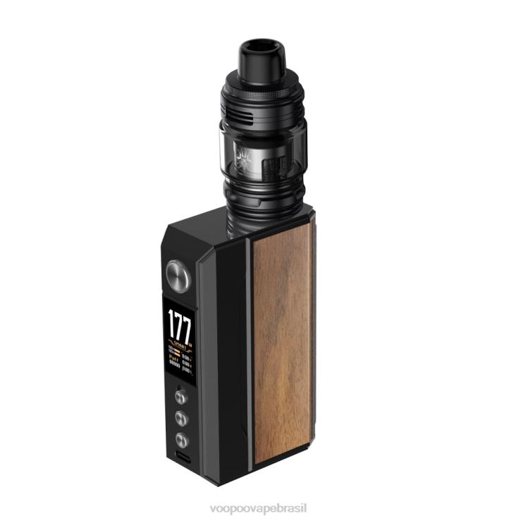 VOOPOO Vape Brasília - VOOPOO DRAG 4 conjunto preto+nogueira TPN0V162