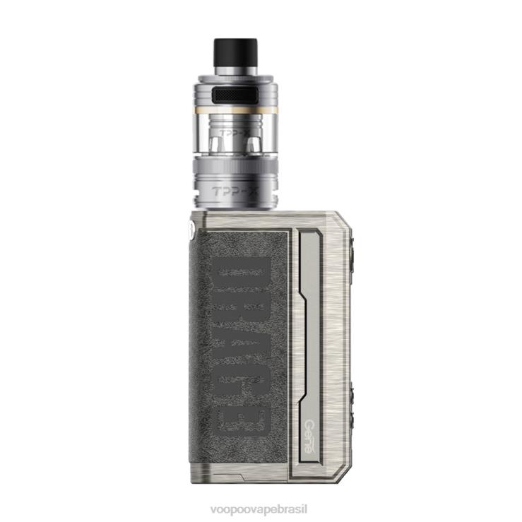 VOOPOO Vape Coil Brasil - VOOPOO DRAG 3 TPP X kit de modificação de caixa cinza TPN0V266