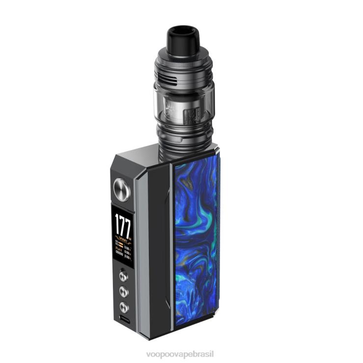 VOOPOO Vape Coil Brasil - VOOPOO DRAG 4 conjunto arma de metal + azul oceano TPN0V146