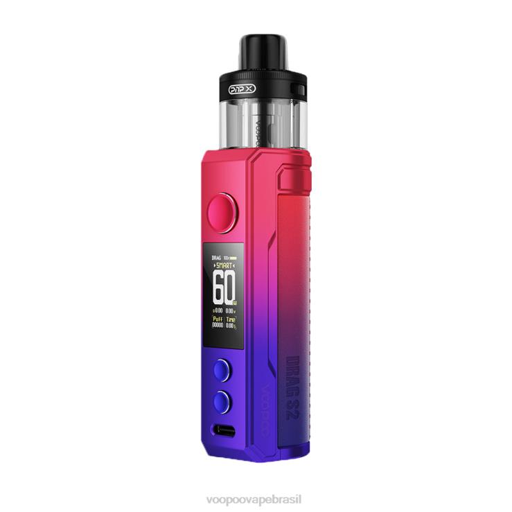VOOPOO Vape Mod - VOOPOO DRAG S2 kit mod pod vermelho moderno TPN0V258